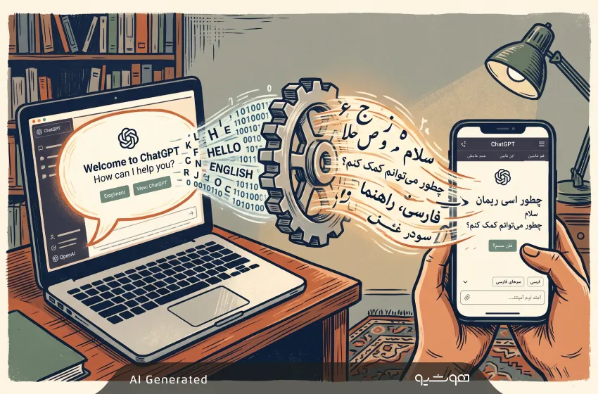 چگونه ChatGPT را فارسی کنیم؟ راهنمای تغییر زبان در وب و موبایل + ویدئو آموزش