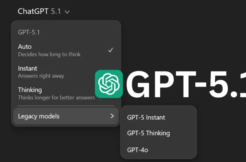  عرضه GPT‑5.1 توسط OpenAI با قابلیت «استدلال تطبیقی»