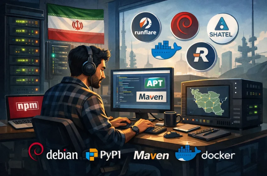  ریپازیتوری‌های داخلی در زمان قطعی اینترنت بین‌الملل