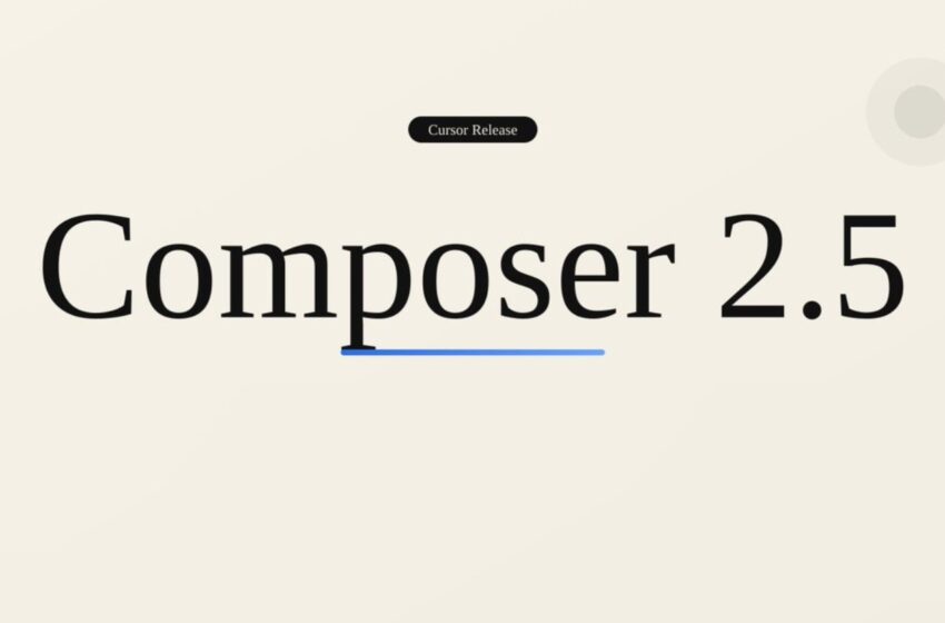  Cursor نسخه Composer 2.5 را منتشر کرد