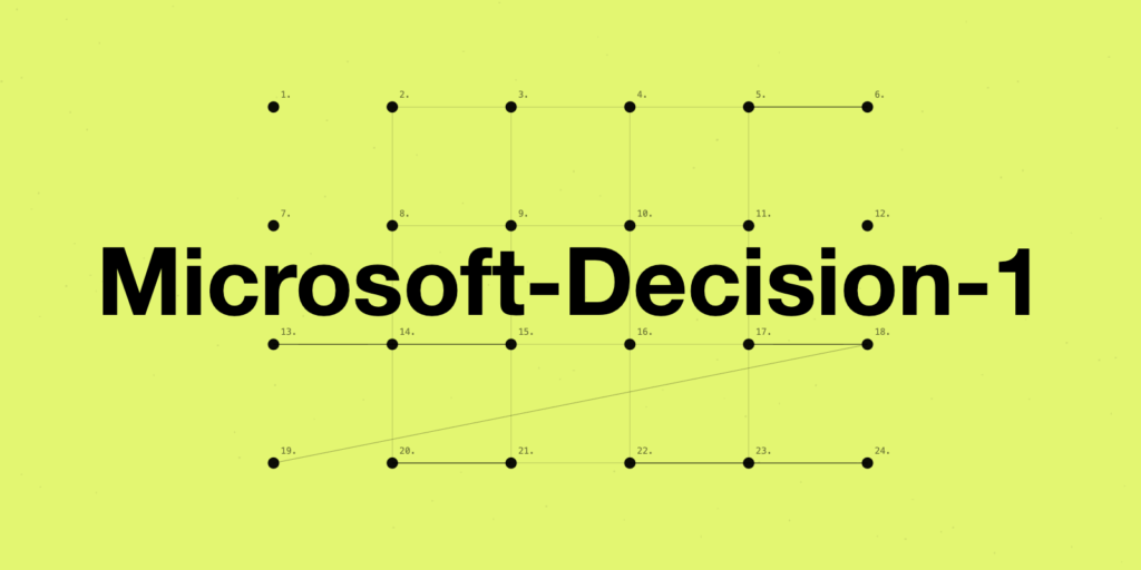 مایکروسافت از مدل Microsoft-Decision-1 رونمایی کرد؛ مدلی برای امتیازدهی سریع به تصمیم‌ها که با هدف دستیابی به عملکرد بالا در سرعت پاسخ‌گویی و کیفیت تصمیم‌گیری در وظایف ساختاریافته طراحی شده است. این مدل در مقایسه با مدل‌های زبانی بزرگ (LLM) و سایر مدل‌های تصمیم‌گیری، عملکرد بهتری در معیارهای اعلام‌شده دارد و برای کاربردهایی مانند مسیریابی، طبقه‌بندی، اولویت‌بندی، اعتبارسنجی و کنترل گردش کار توسعه یافته است.